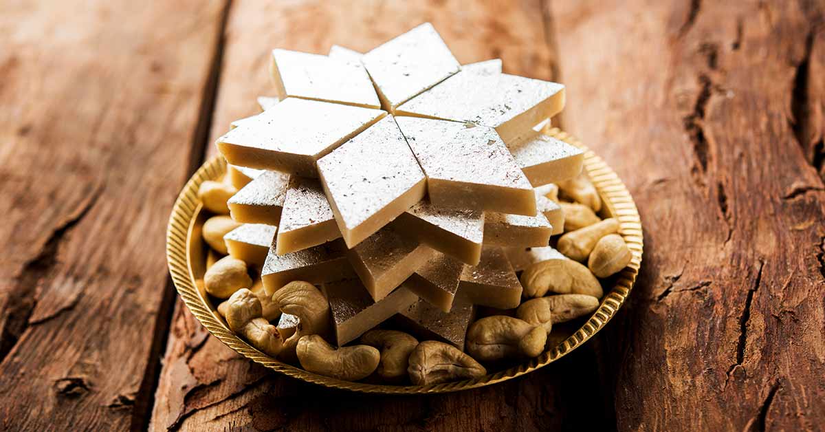 Kaju Katli | Kaju Barfi | Kaju Katli Sweet | Kaju Ki Barfi