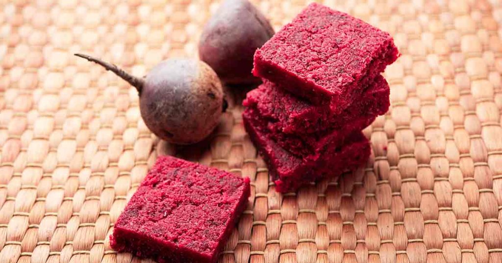 A Delectable Twist with Beetroot Barfi - Mithainama