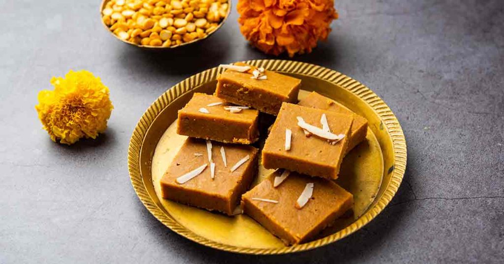 besan barfi