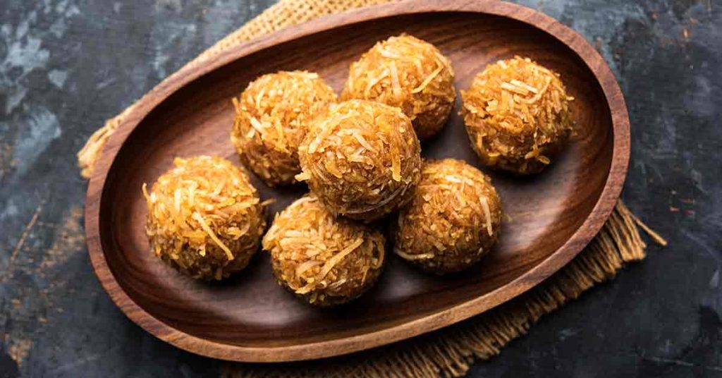 Jaggery-Coconut Laddu