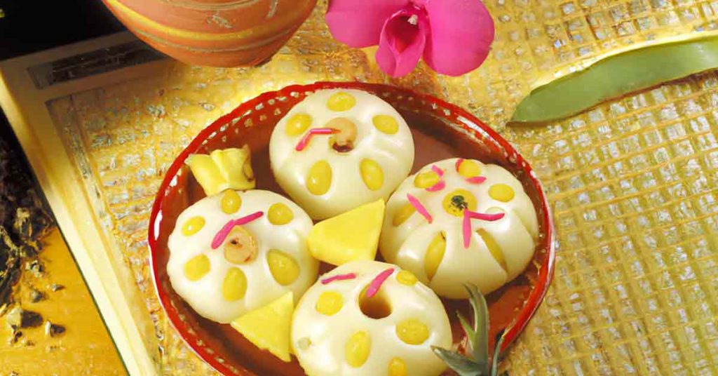 pineapple sandesh